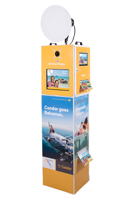 Photobox-Systeme - Photobox TOWER kompakt - Corporate Design - Photobox Deutschland - CONDOR goes Bahamas