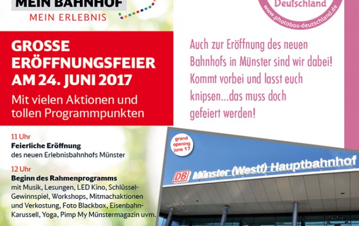 eroeffnung des bahnhofes in muenster juni 2017